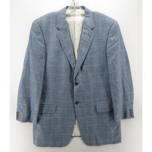 VINTAGE Joseph Abboud Sport Coat 42 Saks Fifth Avenue Blazer Wool Silk